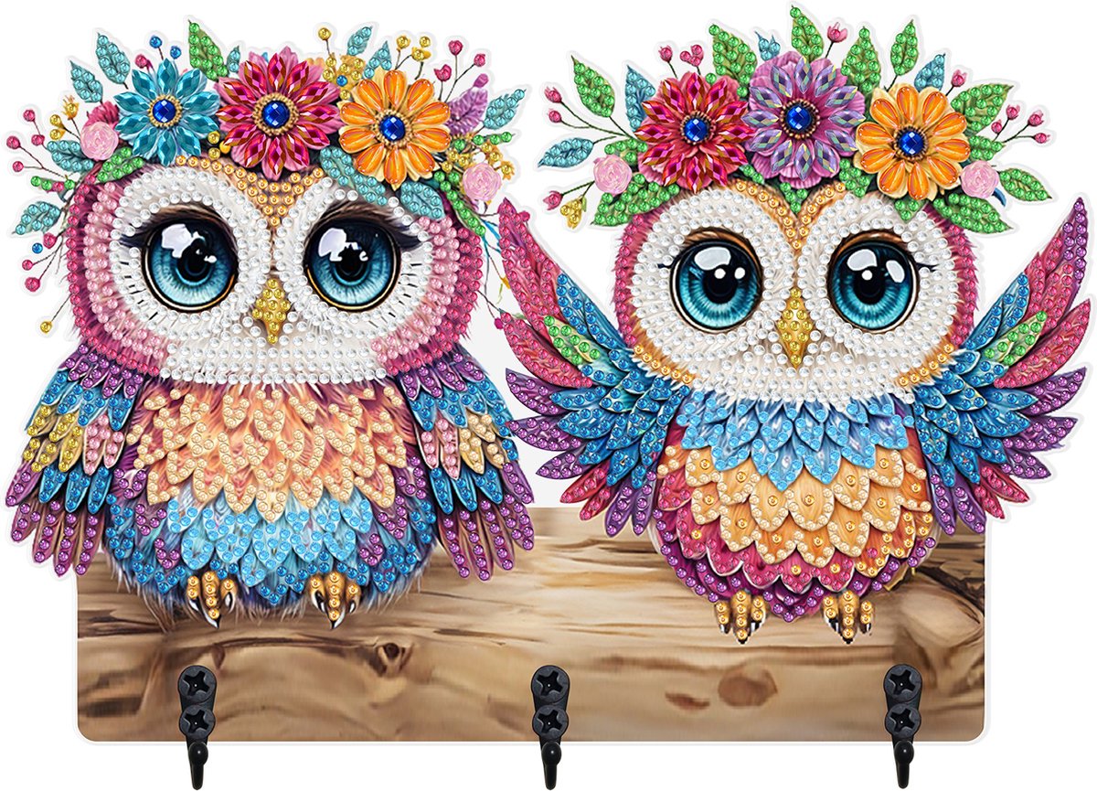 Adorzy Diamond Painting Met Haken – Mini Kapstok - Diamond Painting Volwassenen – Diamond Painting Volledig Pakket
