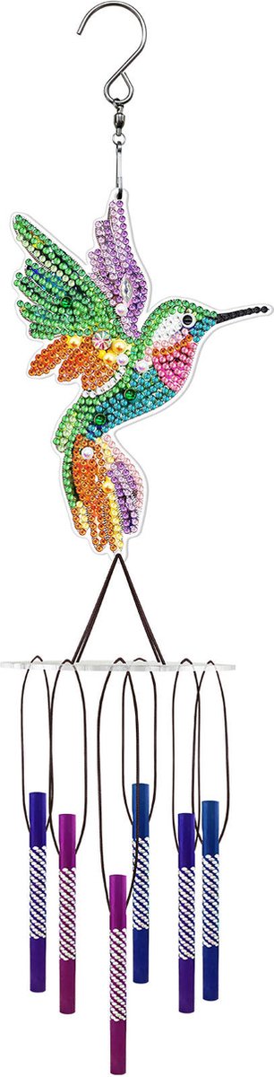 Adorzy Diamond Painting Raamhanger – Windgong – Zonvanger - Diamond Painting Volwassenen – Diamond Painting Kinderen – Raamhanger Vogel