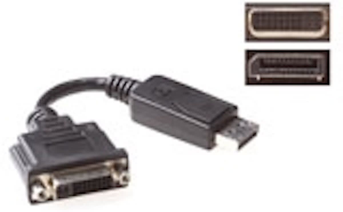ACT Verloop kabel DisplayPort male – DVI female 15 cm