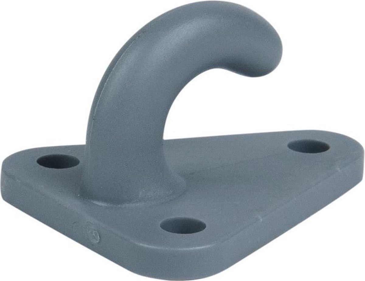 Afdekzeilwinkel - Carrosseriehaak grijs driehoek 10 stuks