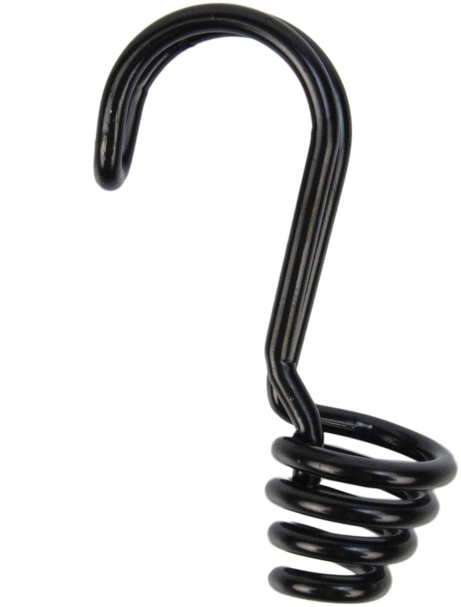 Afdekzeilwinkel - Omgekeerde dubbele spinhaak 8mm spiraalhaak haak