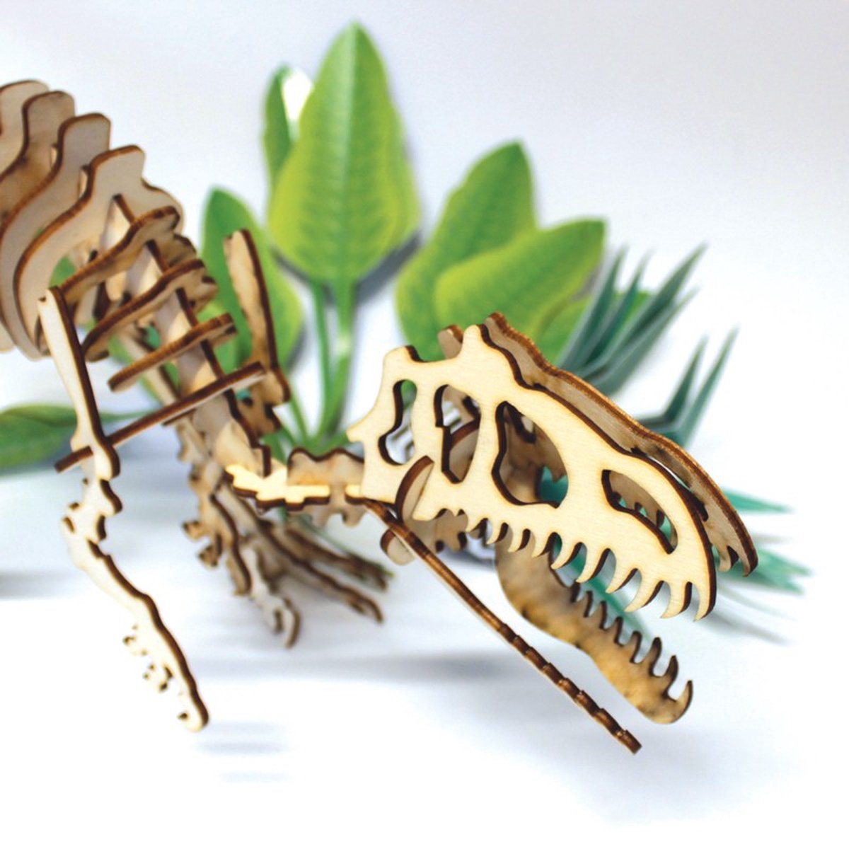 Grote houten T-Rex - 3D Bouwpakket - Levensgroot!! - Kamer decoratie - knutselen