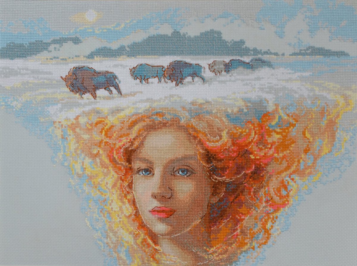 Aine Mother Nature - Earth borduren (pakket) A1003