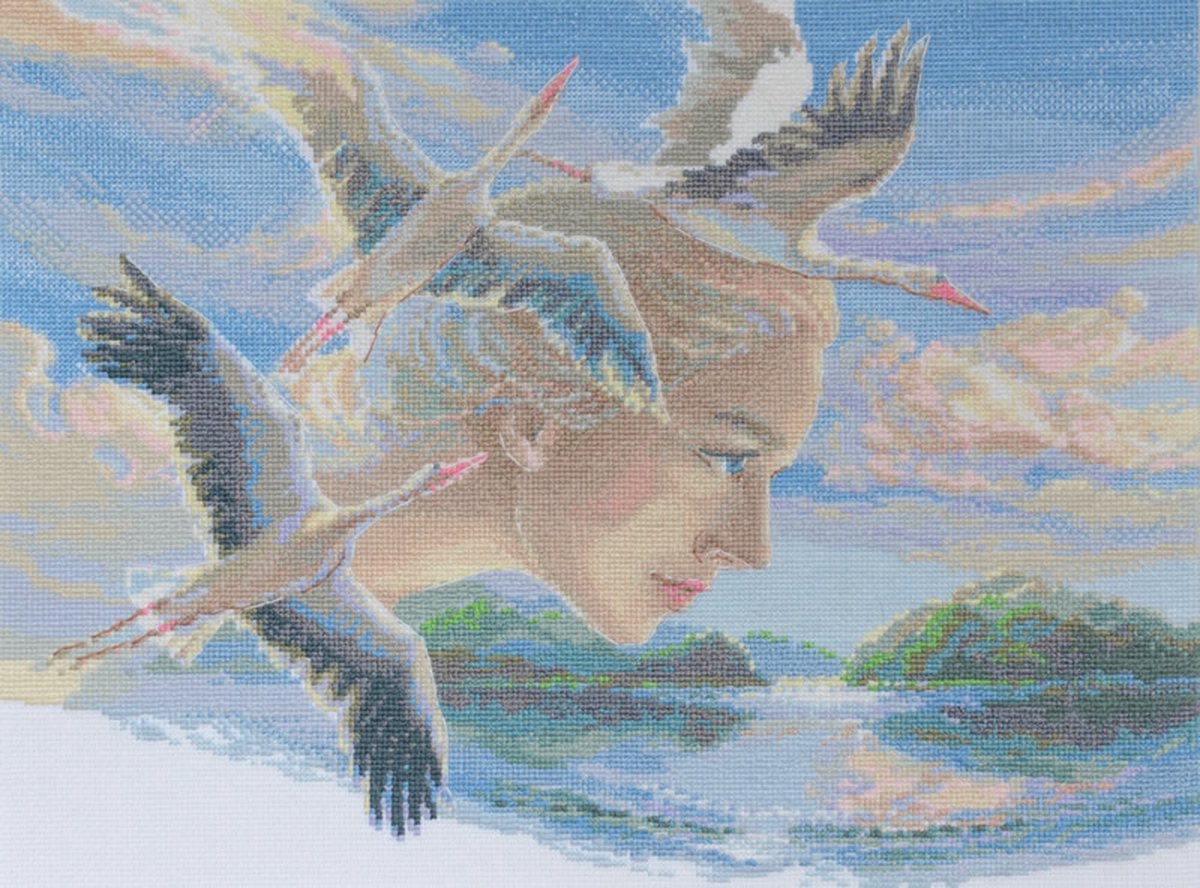 Aine Mother Nature - Sky borduren (pakket) A1002