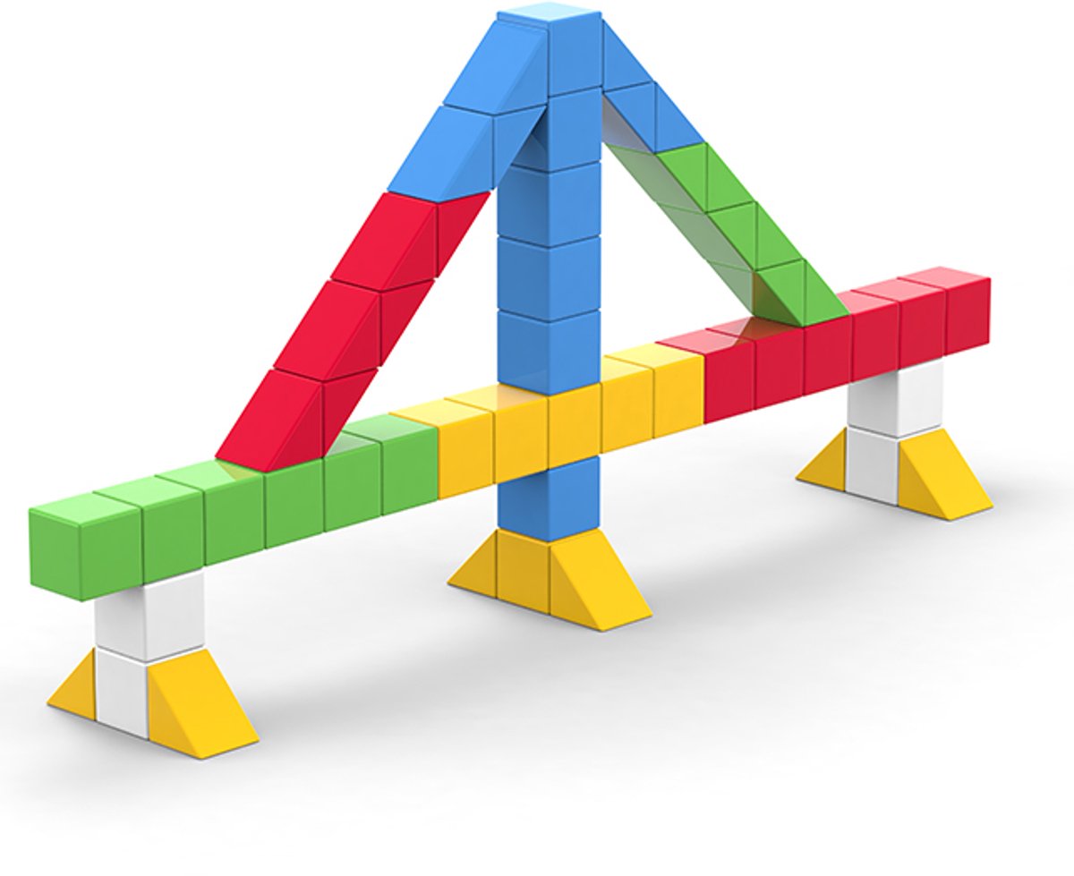 Magnetische bouwset kindergarten 52 pcs - Ainstein - vanaf 24 maanden