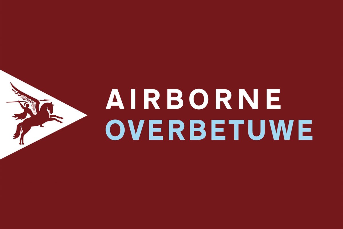 Airborne Overbetuwe vlag 200x300 cm