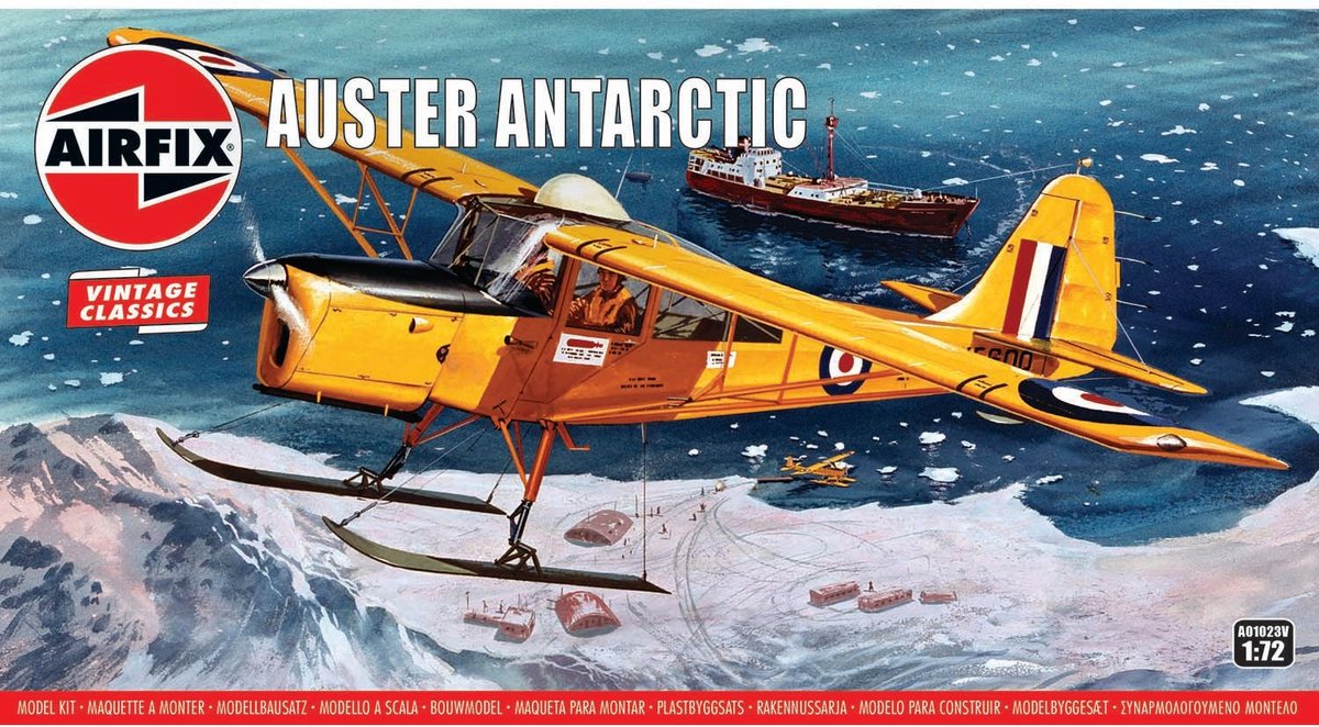 1:72 Airfix 01023V Auster Antartic Plane Plastic kit