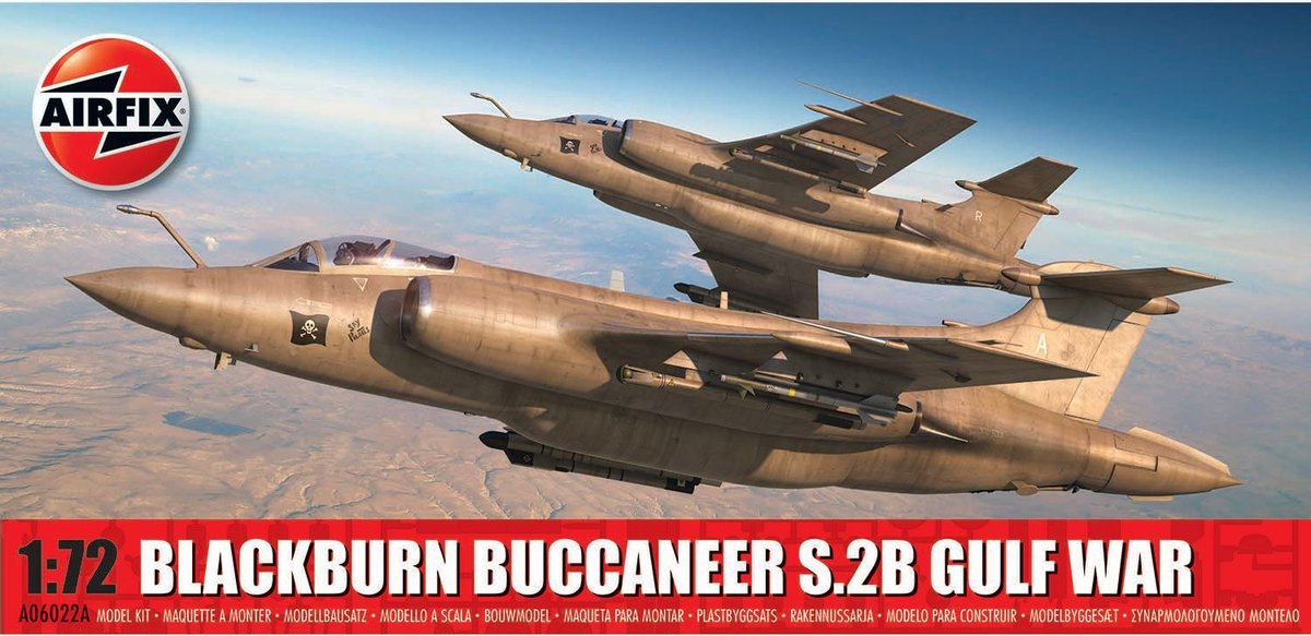 1:72 Airfix 06022A Blackburn Buccanneer S.2 Gulf War Plastic kit