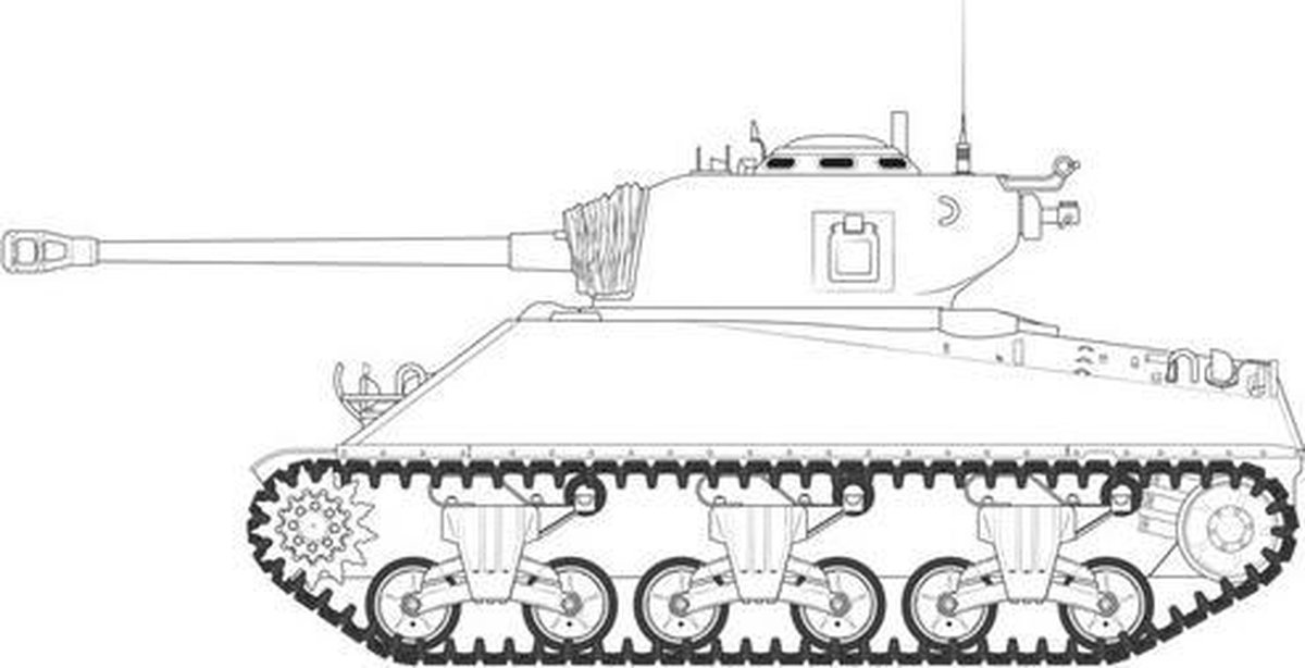 Airfix - M4a3(76)w Battle Of The Bulge (1/20) *