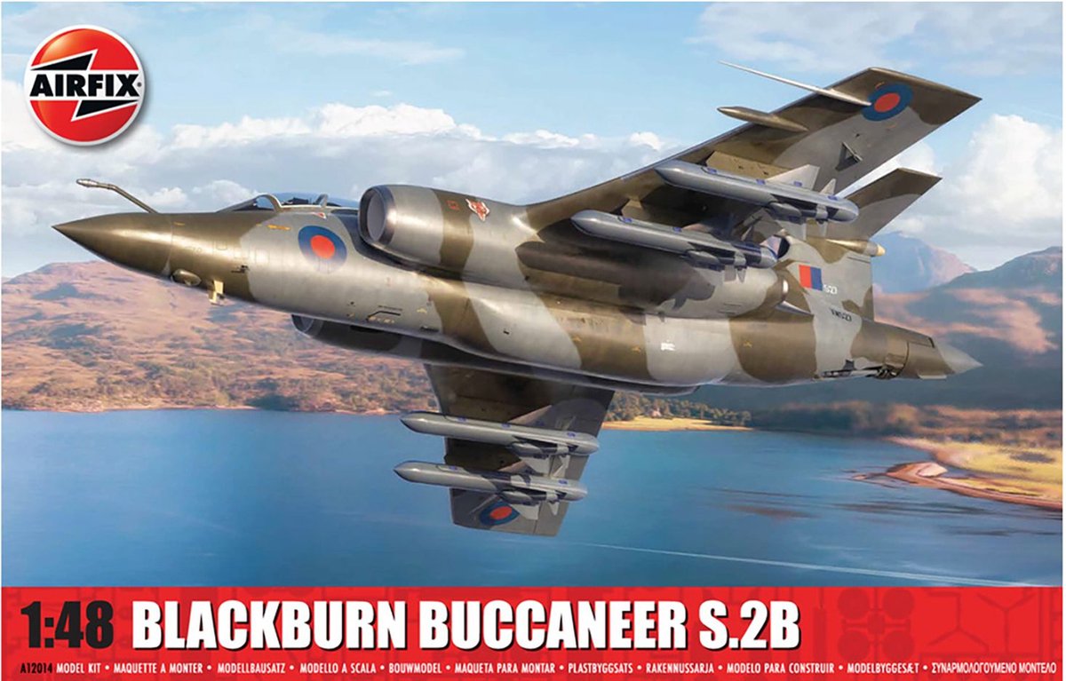 Airfix Modelbouwpakket Militaire voertuigen - 12014 Blackburn Buccaneer S.2B Plane Plastic - 1:48 -