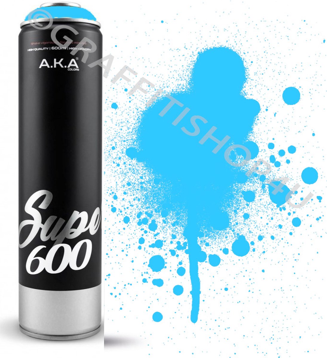 AKA Spuitbus 600ml Hoge Druk HEISENBERG Blue