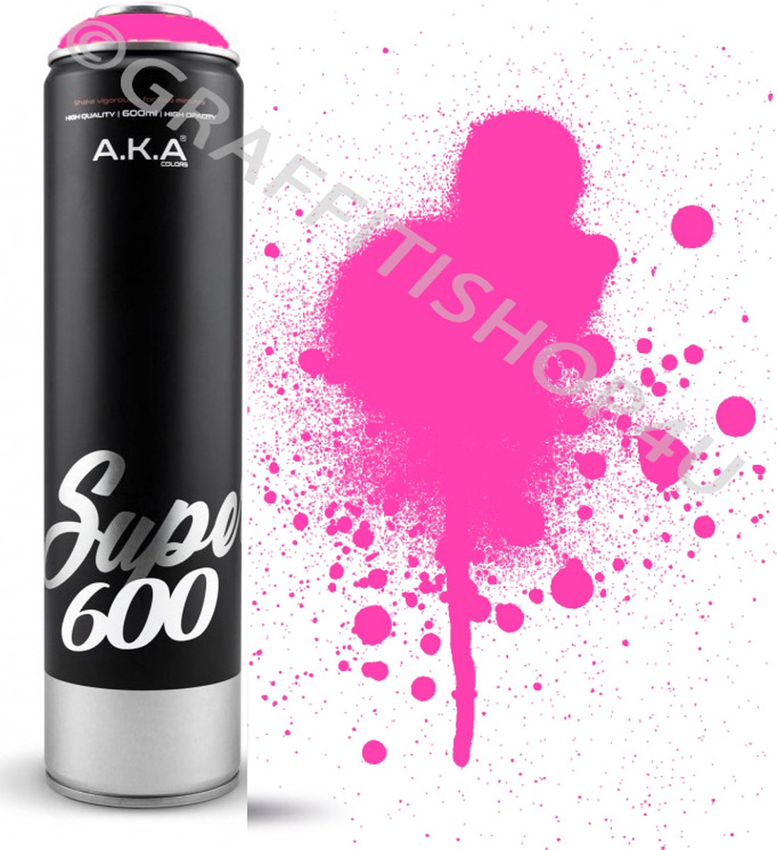 AKA Spuitbus 600ml Hoge Druk KAHLO Pink