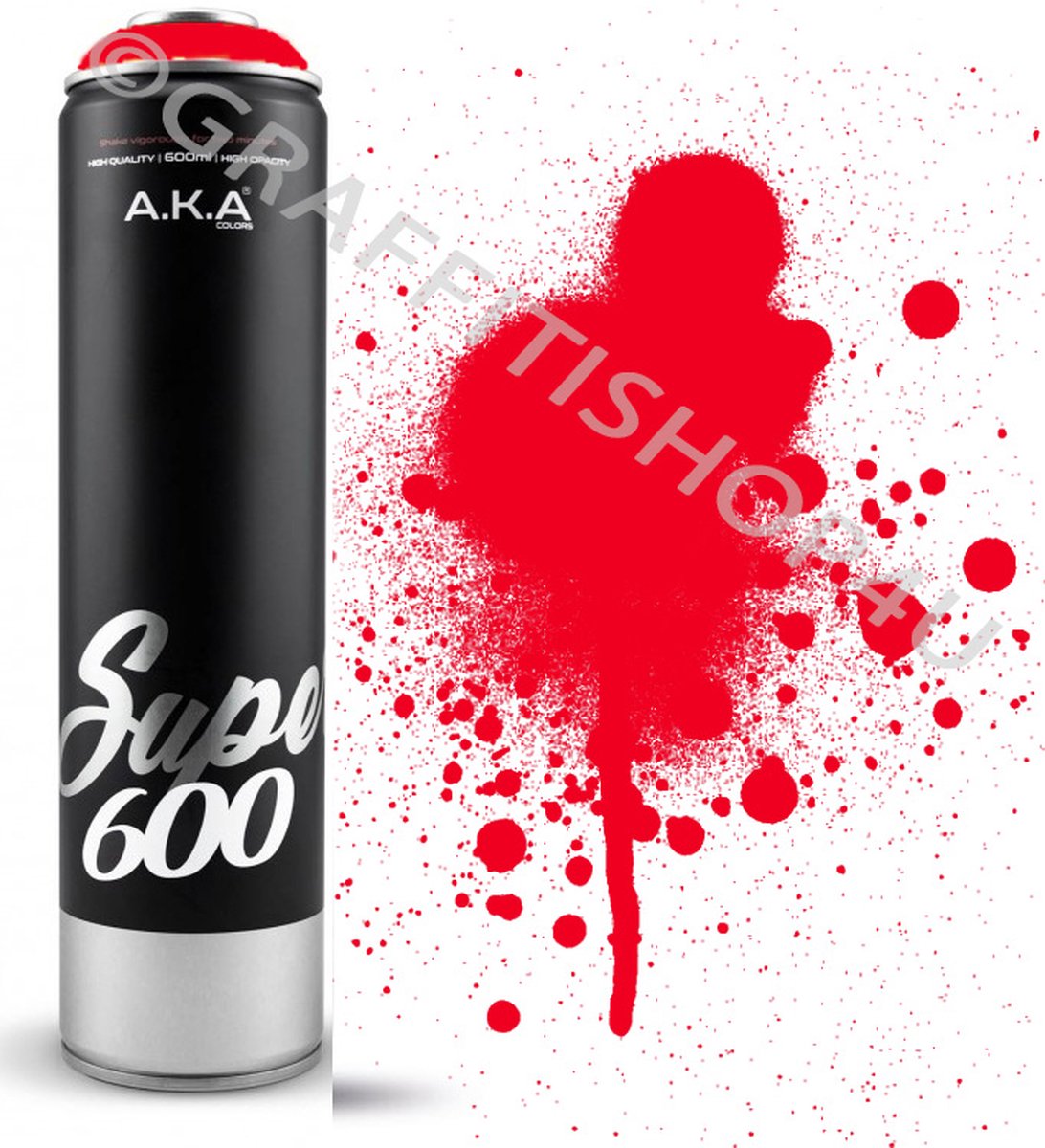 AKA Spuitbus 600ml Hoge Druk MAGNETO Red