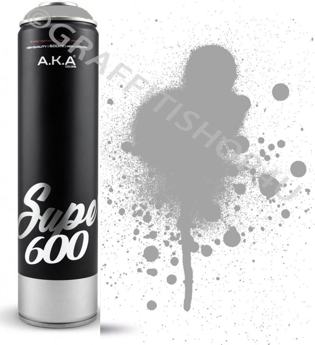 AKA Spuitbus 600ml Hoge Druk THOR Grey