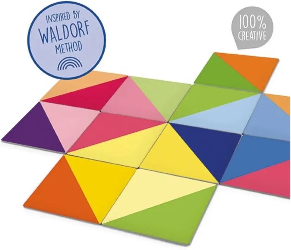 Regenboog Domino - Akros - vrolijk & leerzaam - educatief speelgoed - kleurenleer