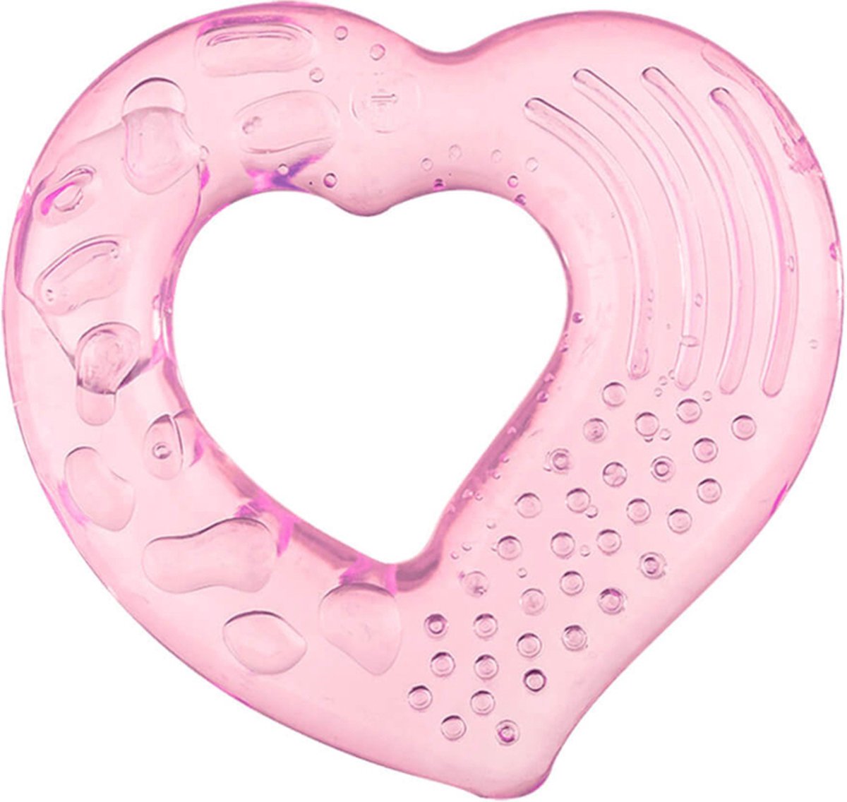 AKUKU Koelbijtring met Ice gel, 0+ m Roze