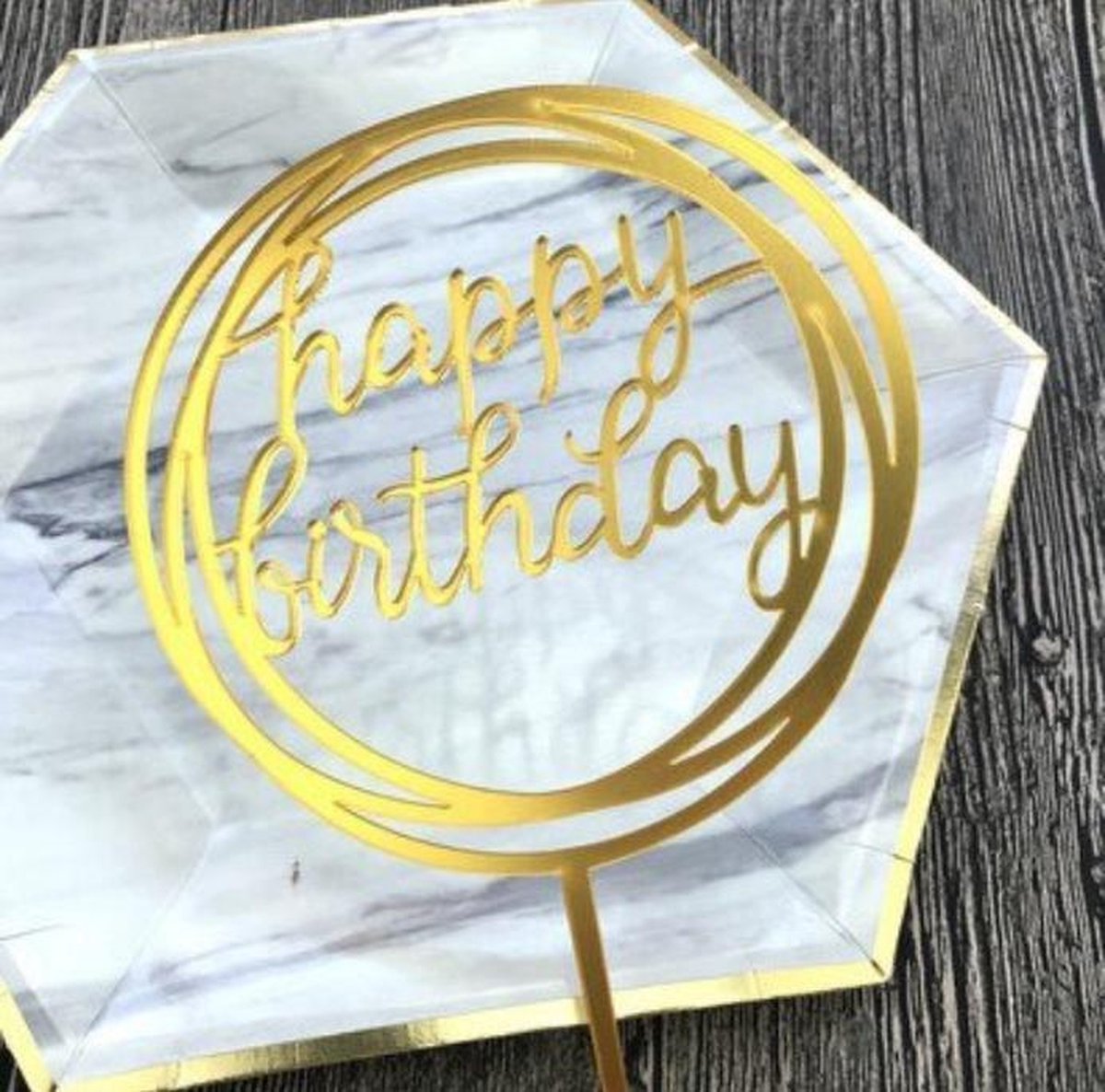 caketopper -cake topper -taart topper -happy birthday topper -goude taarttopper -goude taart topper - verjaardag topper-- Verjaardag Cake Topper Bling Sparkle- Decoratie Teken Gelukkige Verjaardag- Cake Topper Meisje Verjaardag Dessert Decor