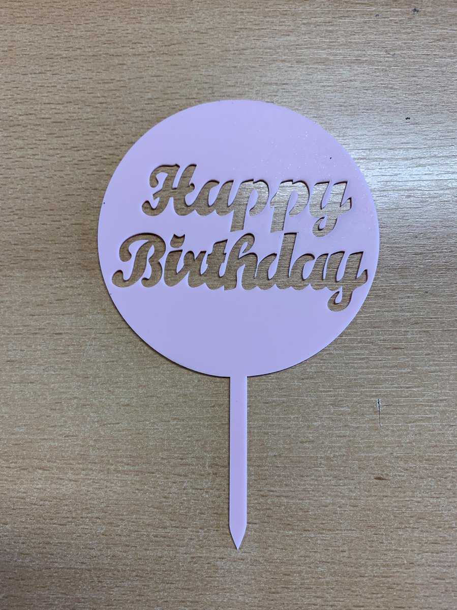 caketopper -cake topper -taart topper -happy birthday topper -roze taarttopper -roze taart topper - verjaardag topper-- Verjaardag Cake Topper Bling Sparkle- Decoratie Teken Gelukkige Verjaardag- Cake Topper Meisje Verjaardag Dessert Decor