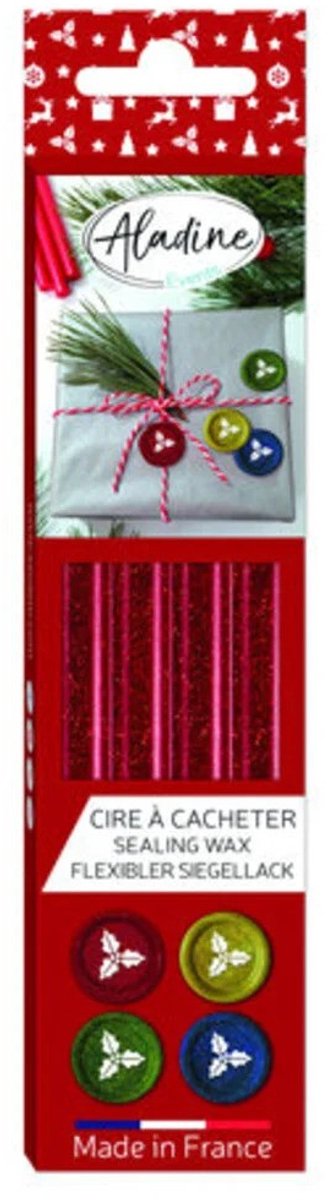 Aladine Was Sticks Glitter Rood