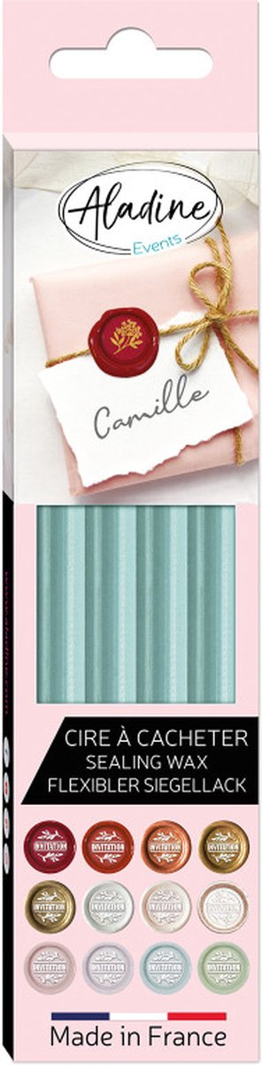 Aladine Zegel Wax Sticks Set 4 stuks Eucalyptus Groen
