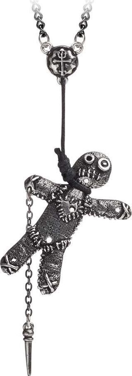 Alchemy Gothic Ketting VOODOO DOLL Zilverkleurig