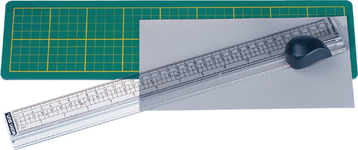 Snijliniaal Alco met mat 38x10cm snijvlak tot 33cm