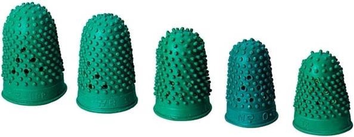 telvinger nr.4 Alco groen rubber 19mm 10 stuks in doos