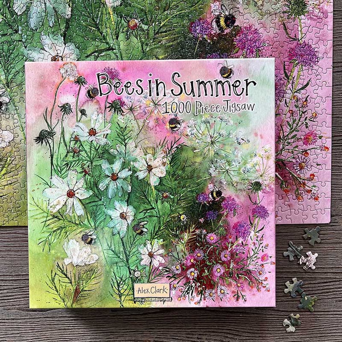 Alex Clark Puzzel 1000 stukjes Bees in Summer ~Bijen Zomer