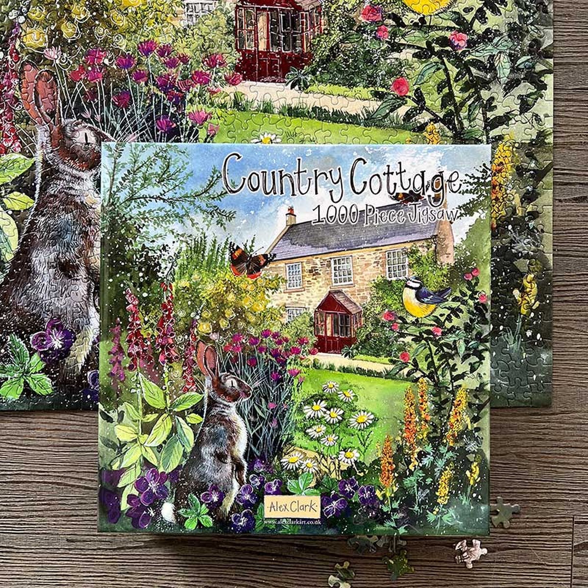 Alex Clark Puzzel 1000 stukjes Country Cottage ~ Landhuis zomer