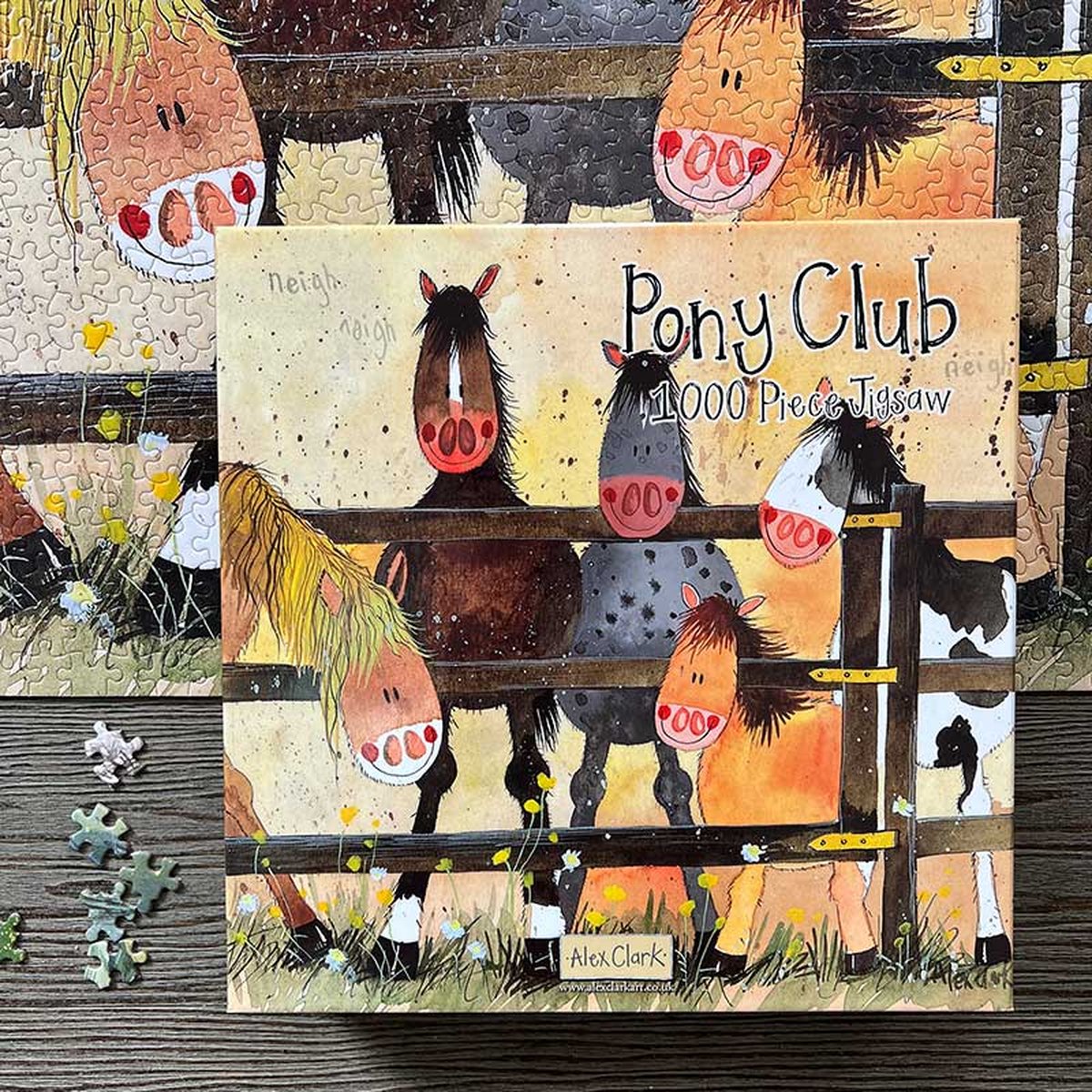Alex Clark Puzzel 1000 stukjes Pony Club ~ Paarden