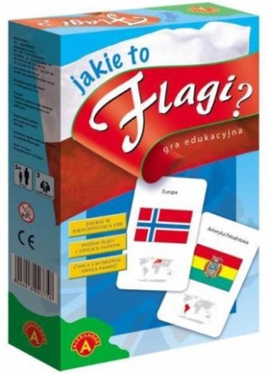Alexander Jakie to flagi mini Kaartspel Leren