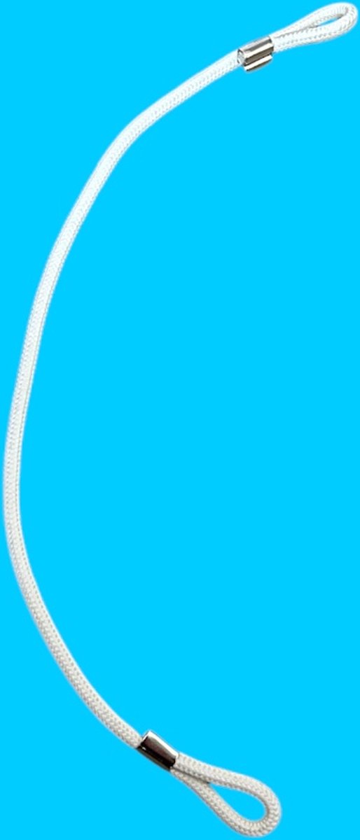 Vlaggenmast Geleidering polyester wit, per stuk