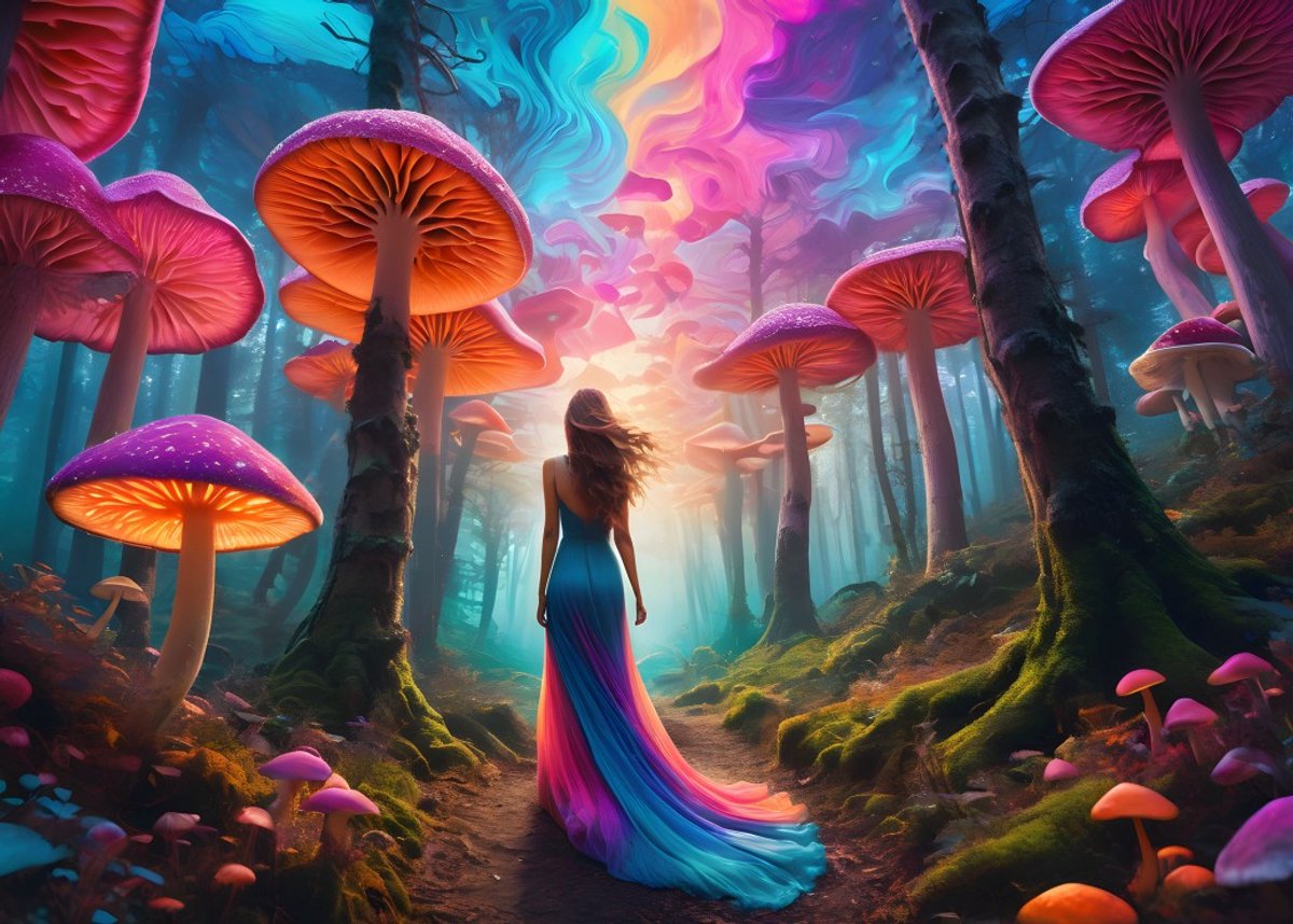 Alipson Puzzle legpuzzel Forest Whimsy 500 stukjes multicolor.