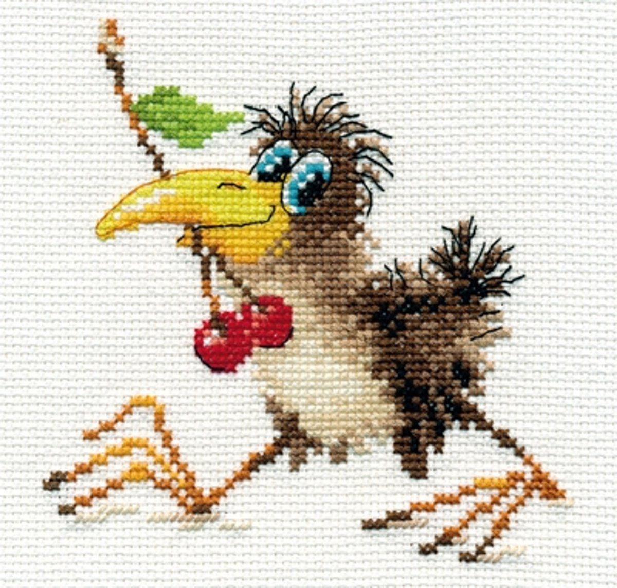 Borduurpakket Baby Kraai - Alisa