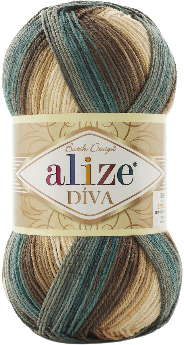 Alize Diva Batik 3307 Pakket 5 bollen