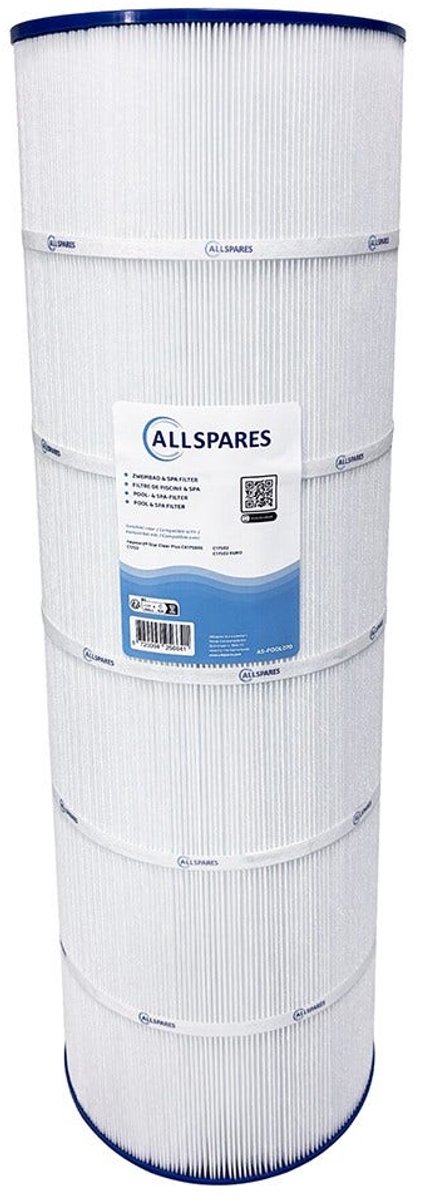 AllSpares Waterfilter voor Zwembaden geschikt voor Hayward StarClear Plus CX1750RE / C1750 / C17502 EURO (Ø227x716mm)