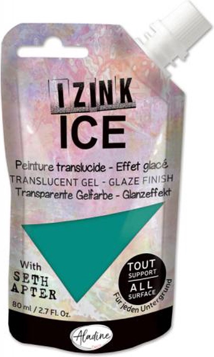 IZINK ICE BLEU OCEAN - GLACIER GREEN - 80 ML - 2.7 Fl. Oz.