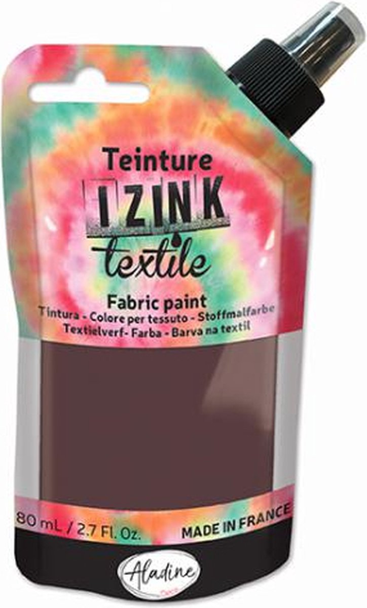 IZINK TEXTILE DYE CACHOU 80 ML