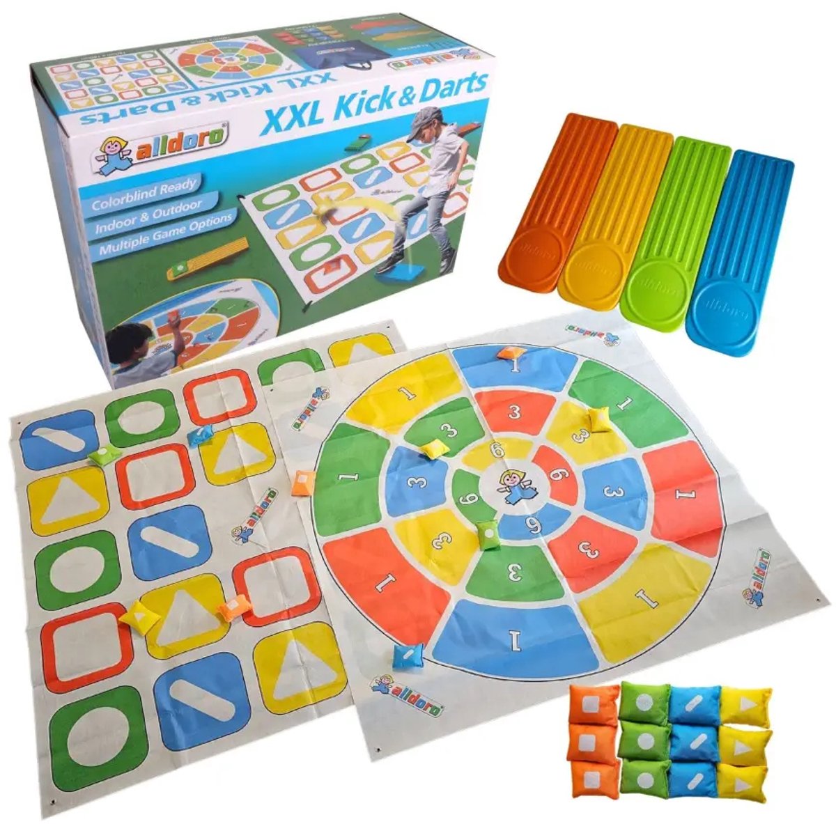 Alldoro Kick & Darts XXL 160x160cm