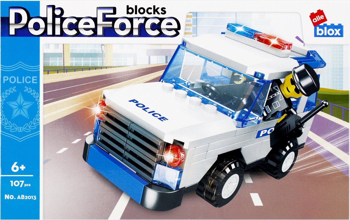 alle blox PoliceForce - Politieauto - 492822