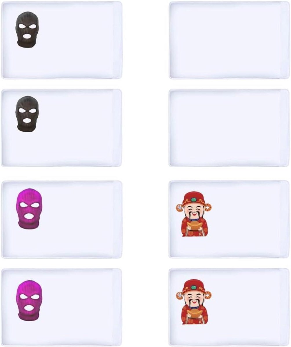 Allecto Plus - Blokkerende Beschermhoes voor Creditcards en EC Kaarten - Veiligheid tegen Gegevensdiefstal - Set van 8 Stuks