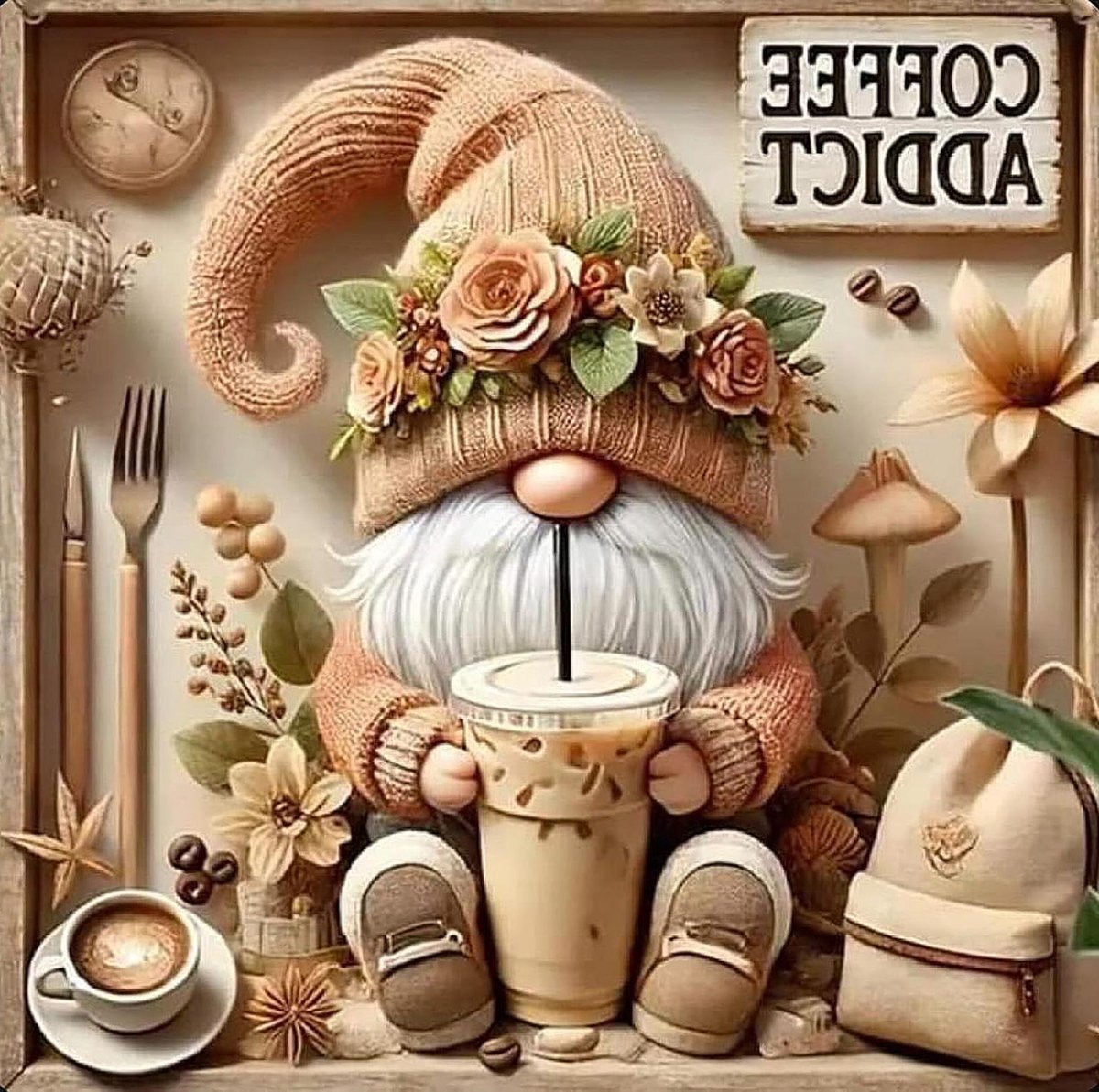 Allecto Plus - Complete 5D Diamond Painting set voor volwassenen - Kerst thema - DIY kunst voor wanddecoratie in huis (30 cm)