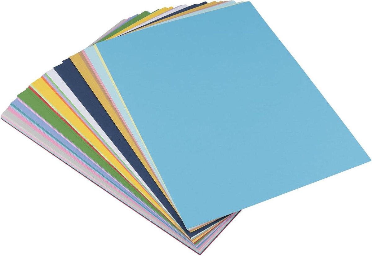 Allecto plus - 180 vel Gekleurd A4 Papier - 180 g - 30 Kleuren - Knutselpapier - Fotokarton - Kleikarton - Doe-het-zelf - Creatief Papier voor Knutselen