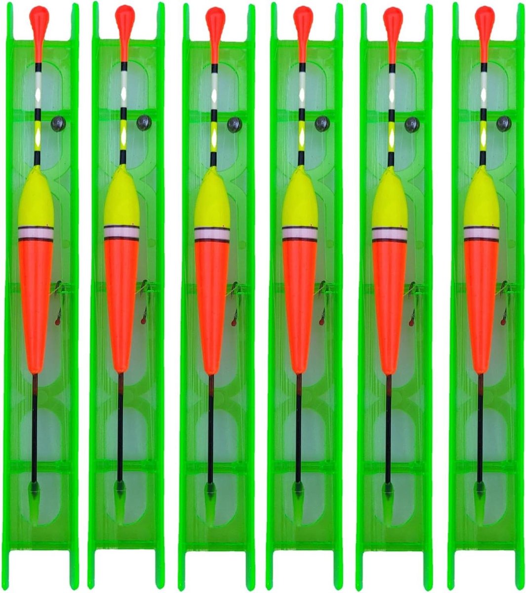 Allecto plus - Drijvende hengeldrijvers en visspoelen set - voor forelvissen op schuim met 15 stuks