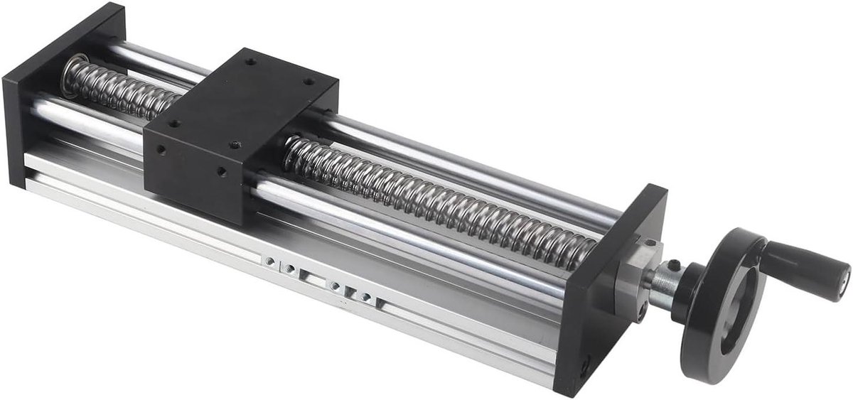 Allecto plus -   Lineair Podium voor Bal Handling - Schuiftafel met 2 Assen - Nauwkeurig Geleidingsplatform - 200 mm Slag - Professionele Accessoires