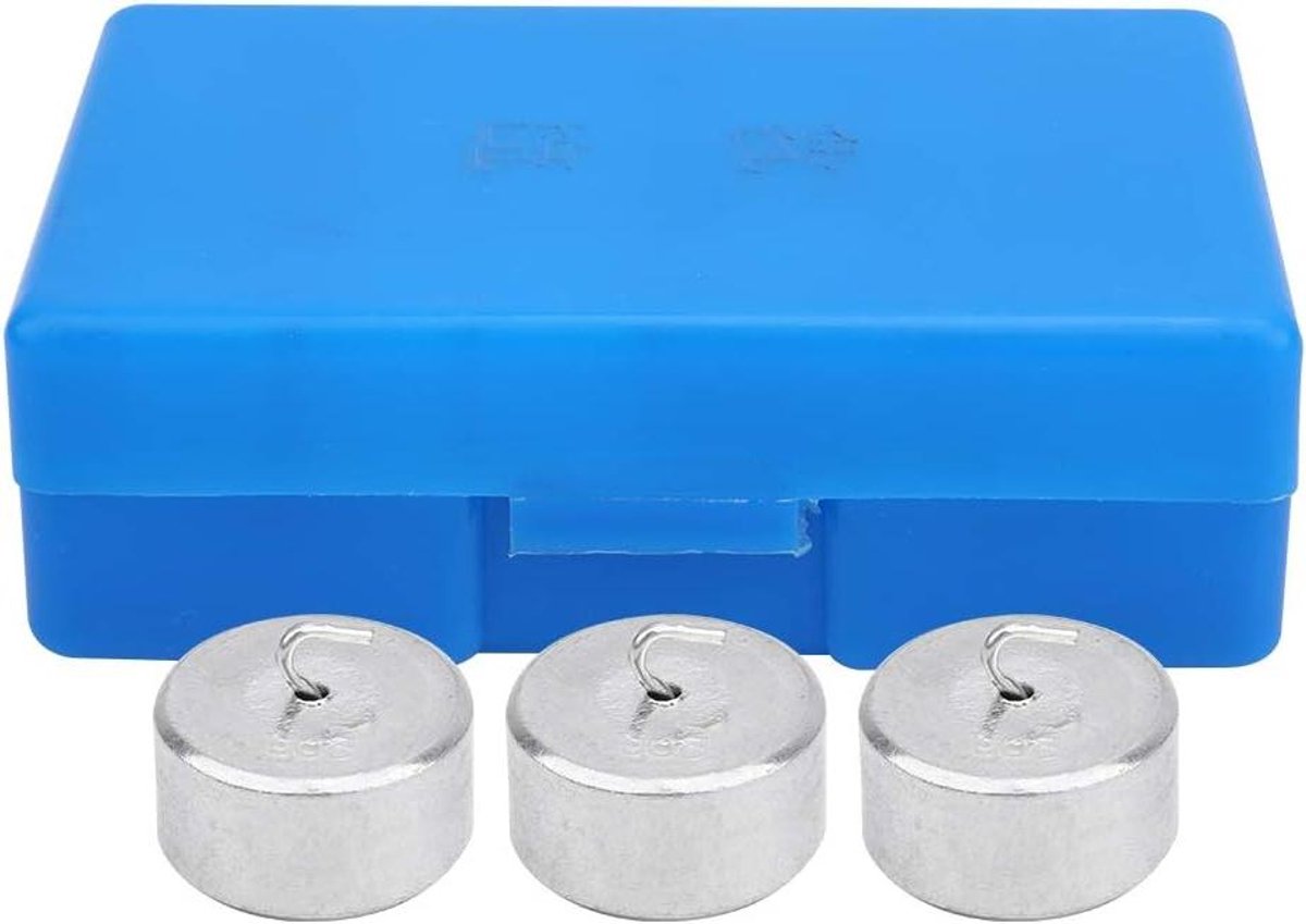 Allecto plus - Metalen gewicht 50g met hefboomprincipe en haken voor fysiek experiment - Set van 10 stuks