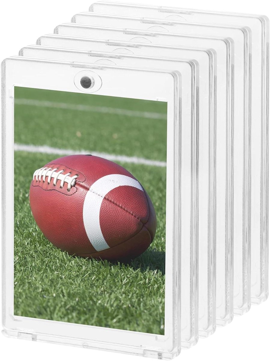 Allecto plus - Set van 6 magnetische fotokaarthouders voor ruilkaarten - PTCG YGO en magische kaarten - Standaard formaat