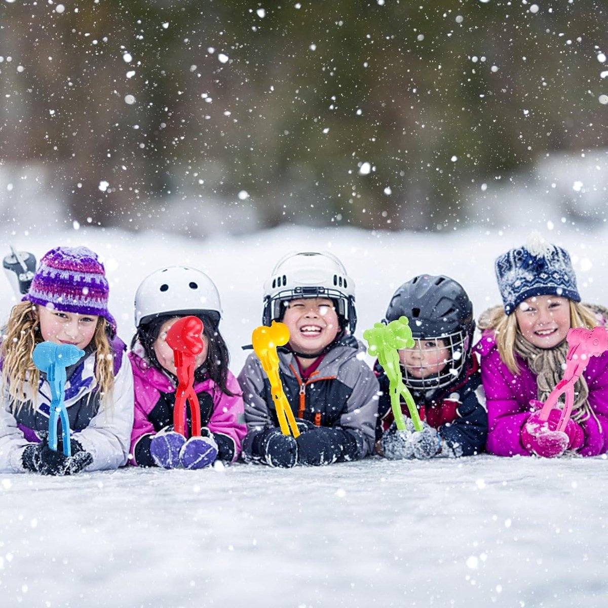 Allecto plus - Sneeuwballenmaker set voor kinderen - Slee winter speelgoed - Sneeuwbalvormen kinderen - Sneeuwspeelgoed - Sneeuwbal speelgoed jongens meisjes