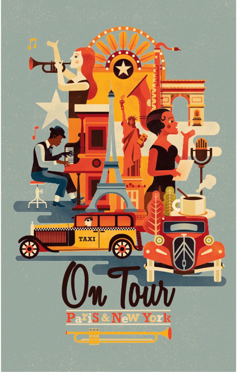 On Tour: Paris and New York - Gezelschapsspel - Engels - Allplay