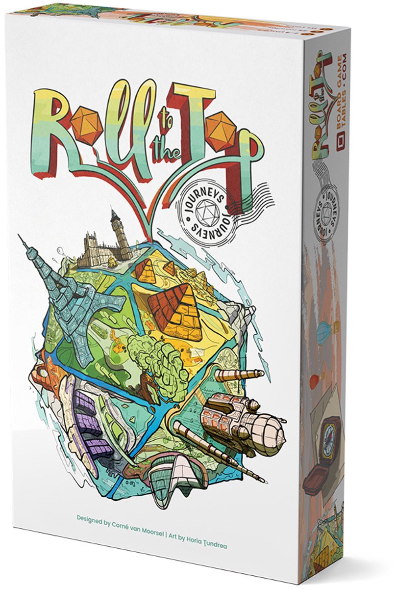 Roll to the Top: Journeys - Roll-and-write - Engelstalig - Allplay